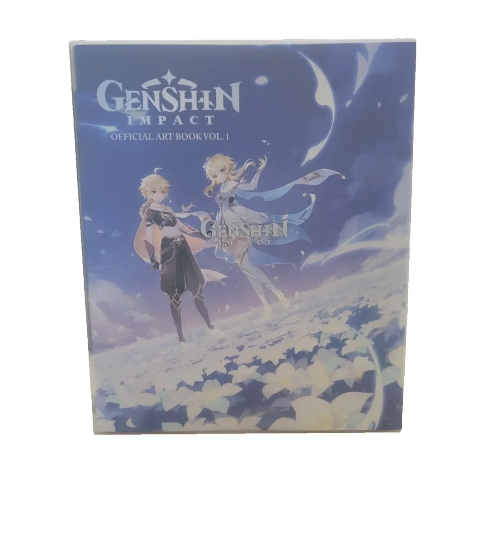 Genshin Impact Official Art Book Vol 1 Hardcover miHoYo Slipcase 9780063298583